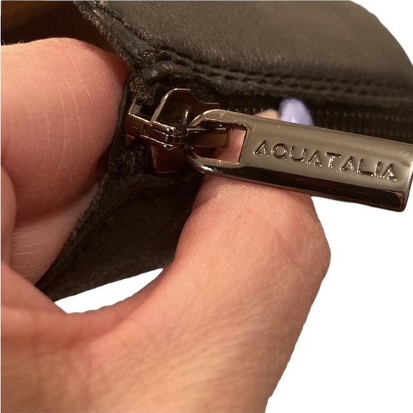 Aquatalia Marvin K Freida Black Leather Laser Cut Ankle Boots 8.5 - Picture 9 of 12